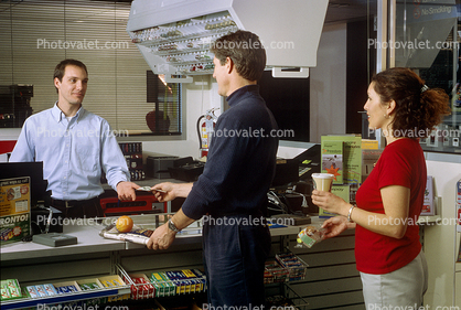 Convenience Store, C-Store, Cashier, Customer, Shopper