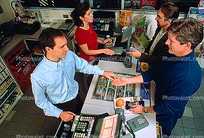 Cash Register, Customer, Shopper, Convenience Store, cashier, C-Store