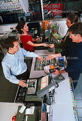 Cash Register, Convenience Store, cashier, C-Store, Customer, Shopper