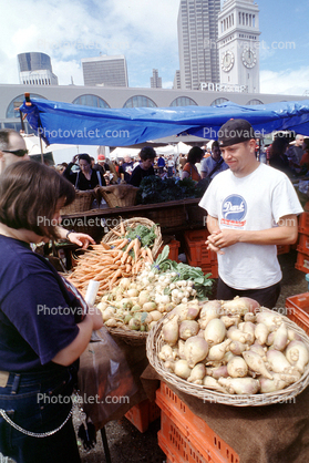Ginger, Carrots, Farmers Market
