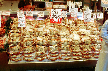 Crabs, Seafood, Farmers Market, steamed, shellfish