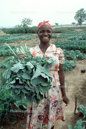 Woman with her Harvest, Smiles