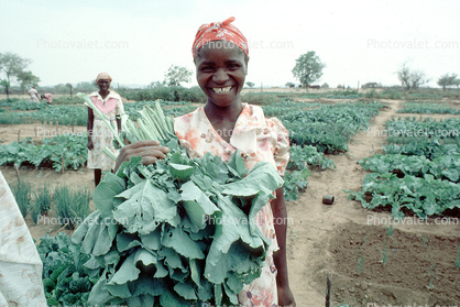 Woman with her Harvest, Smiles