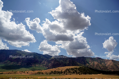 Cumulus Clouds, Pavant Mountain Range, near Scipio