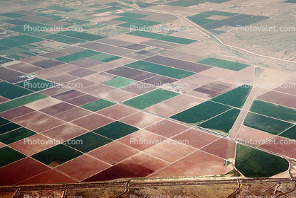 Fields, patchwork, checkerboard patterns, farmfields