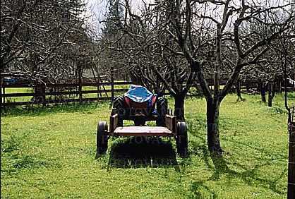 trailer, tractor, Fiore Lane, Occidental, Sonoma County
