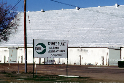 Grimes Plant, Rice grain drying and storage, Rice, north of Sacramento California