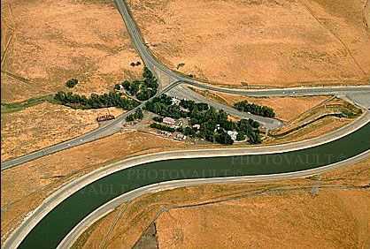 Canal, Aqueduct, Central California