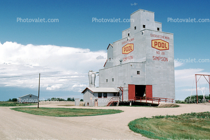 Grain Silo, building, Alberta Province, Canada