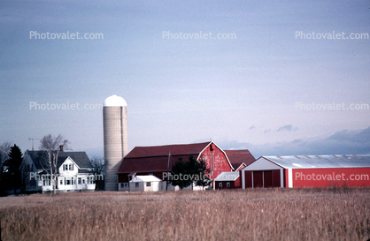Door County, Silo, Barn, Field