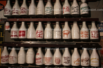 Vintage Milk Bottles