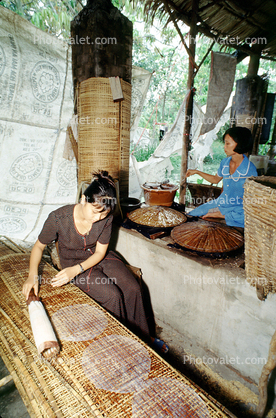 Rice Paper Factory, Can Tho, Vietnam