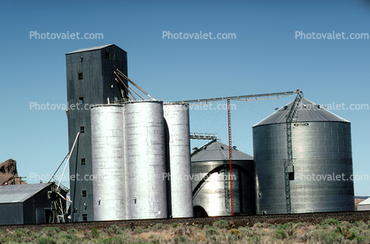 Grain Silos, Northern California