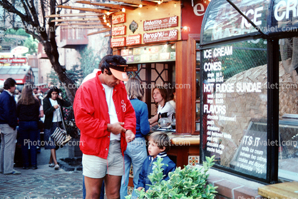 ice cream vendor, Man, Pants, jacket