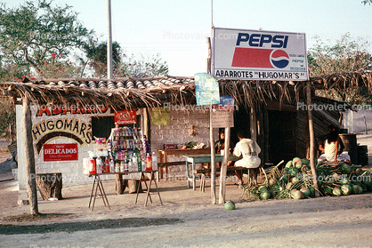 Hugomar's, Coconuts, Pepsi-Cola, Puerto Escondido, Mexico