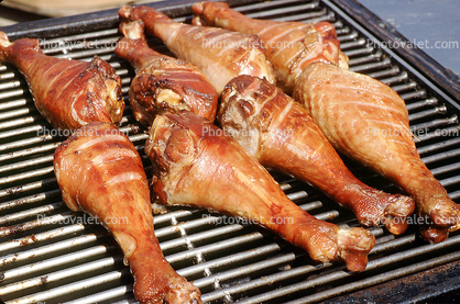Turkey Legs, Drumstick, BBQ, Chicken, Barbecue