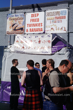 Deep Fried Twinkies & Banana, deep-fried, 1950s