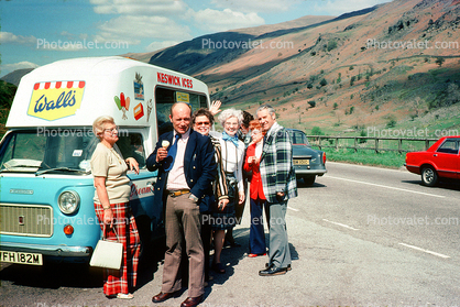 Ice Cream Vendor, Morrison Van, cars, automobiles, vehicles, 1970s