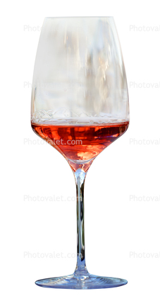 Rose Wine, glass, table setting