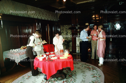 Continental Breakfast, Burklyn Hall, Burke, Vermont, 28 July 1978