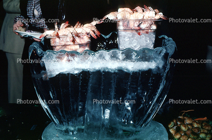 Ice Sculpture, Shrimp, The Ben Jonson, The Cannery, 6 December 1979