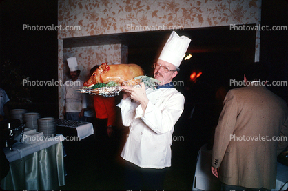 Pig Roast, Cook, Meat platter, The Ben Jonson, The Cannery, 6 December 1979