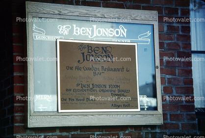 The Ben Jonson, The Cannery, 7 December 1979