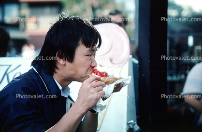 Asian Male Eating, 30 August 1981
