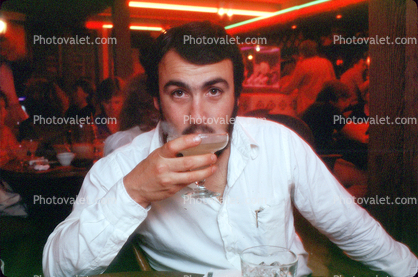 Man Drinks Martini, Vodka, Gin, 18 May 1984