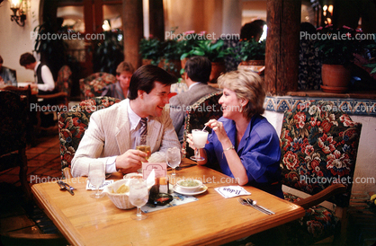 Man, Woman, Mexican Lunch, 11 February 1985