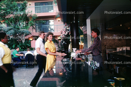 People at a Hotel Bar, 31 July 1985