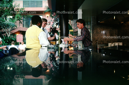 People at a Hotel Bar, 31 July 1985