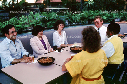 Women, Men, Drink, Beer, Hotel Restaurant, 31 July 1985