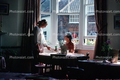 Waitress, Table, Window, 26 July 1989