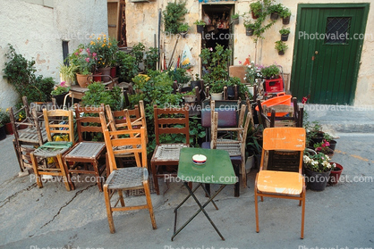 Chairs, Athens Greece