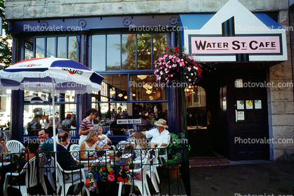 Water St Cafe, umbrella, parasol, Vancouver Canada