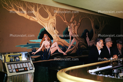 Nude Bar, Juke Box, 1950s