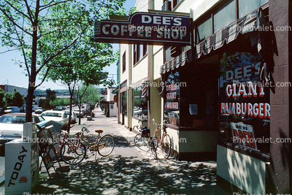 Dee's Coffee Shop, Oakland, Art Deco Sign, 1982