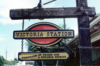 Victoria Station Signage, sign