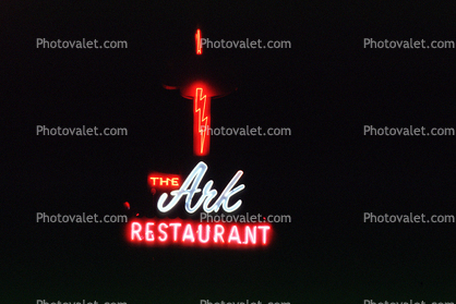 The Ark Restaurant, neon sign