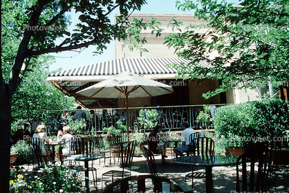 Parasol, Umbrella, building, outdoor cafe