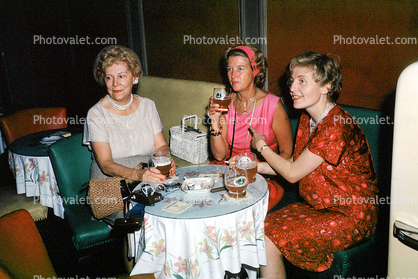 Women Drinking Beer, Table