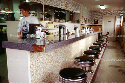 Empty Cafe Counter