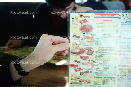 Breakfast Menu, Charleston, South Carolina, Hand, Watchband