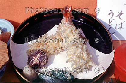 Tempura Shrimp, Deep Fried breaded Shrimp, Rice, Japanese Food, deep-fried