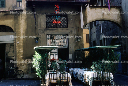 Outdoor Cafe, Parasol, Florence