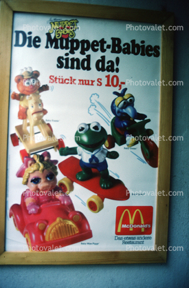 Die Muppet-babies sind da, skateboard, poster, toys, car