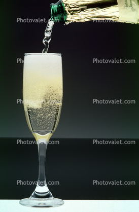sparkling wine, Champagne, bottle, pouring, bubbles, glass