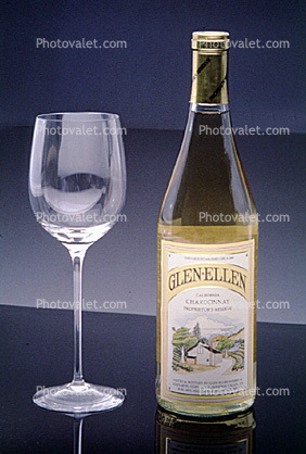 White Wine, bottle, glass