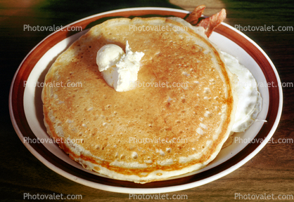 pancake, butter, carbs, carbohydrates, plate, Breakfast